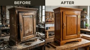cabinet staining